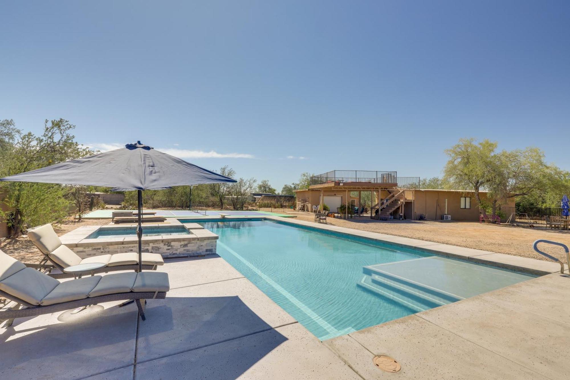 Oro Valley Retreat With Pool, Spa And Rooftop Views! Luaran gambar