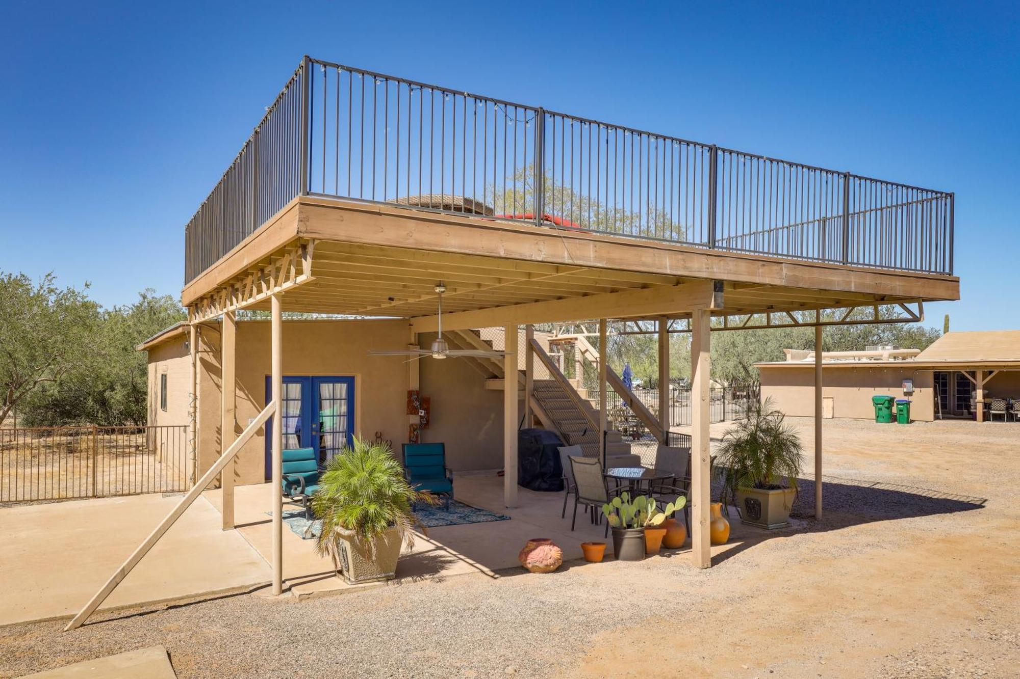 Oro Valley Retreat With Pool, Spa And Rooftop Views! Luaran gambar